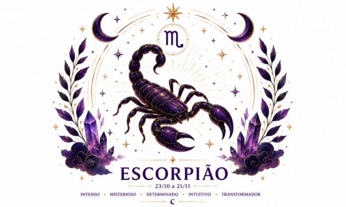 Imagem astrológica do signo de Escorpião
