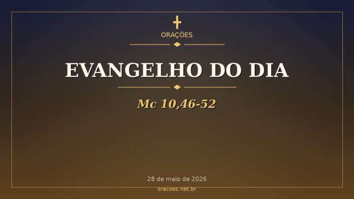 Evangelho do Dia (28/05): 
