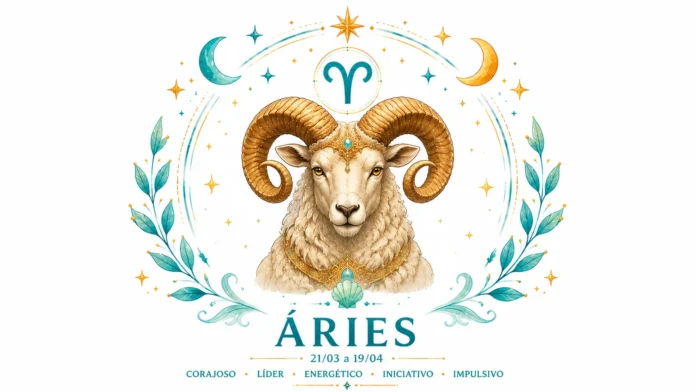 Imagem astrológica do signo de Áries