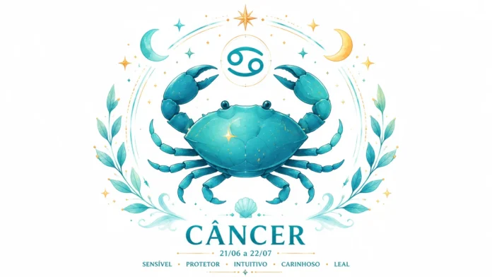 Imagem astrológica do signo de Câncer