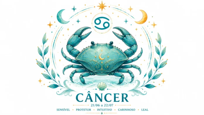 Imagem astrológica do signo de Câncer