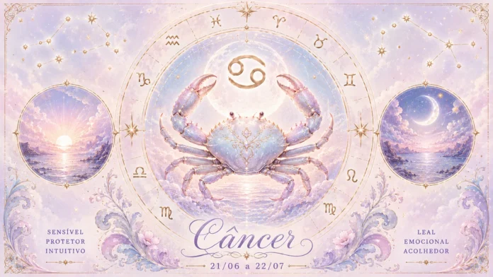 Imagem astrológica do signo de Câncer