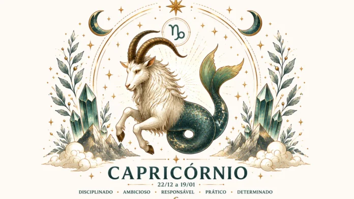Imagem astrológica do signo de Capricórnio