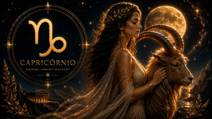 Imagem astrológica do signo de Capricórnio