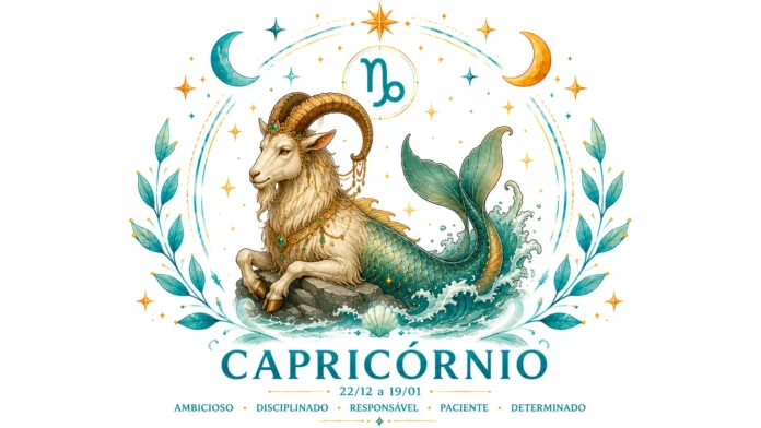 Imagem astrológica do signo de Capricórnio