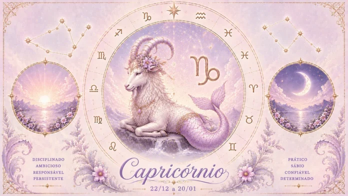 Imagem astrológica do signo de Capricórnio