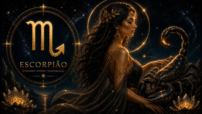 Imagem astrológica do signo de Escorpião