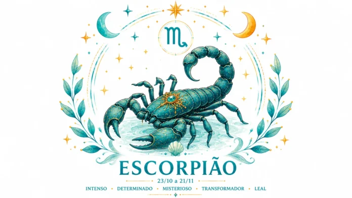 Imagem astrológica do signo de Escorpião