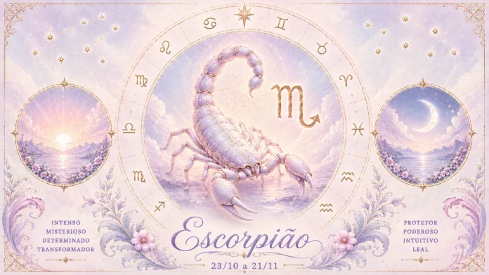 Imagem astrológica do signo de Escorpião