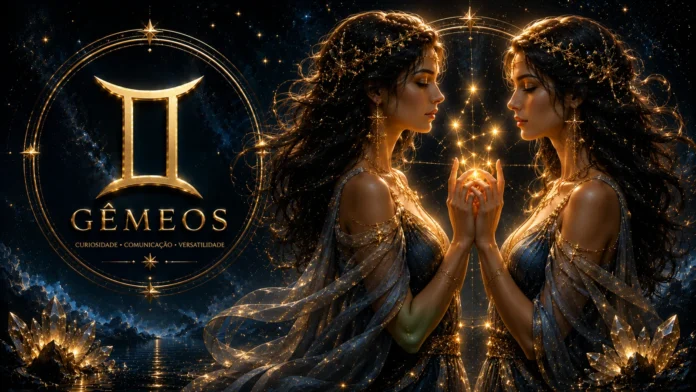 Imagem astrológica do signo de Gêmeos