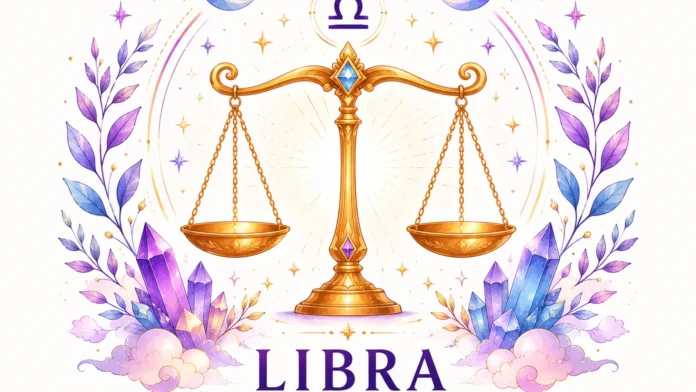 Imagem astrológica do signo de Libra