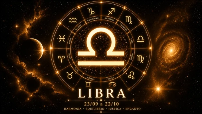 Imagem astrológica do signo de Libra