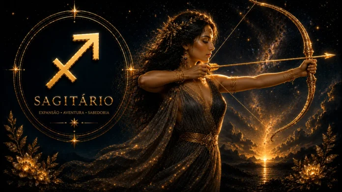 Imagem astrológica do signo de Sagitário