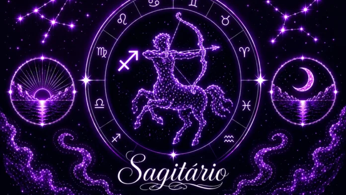 Imagem astrológica do signo de Sagitário