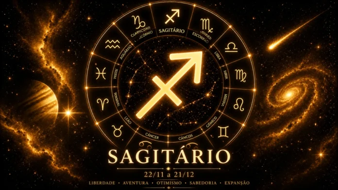Imagem astrológica do signo de Sagitário