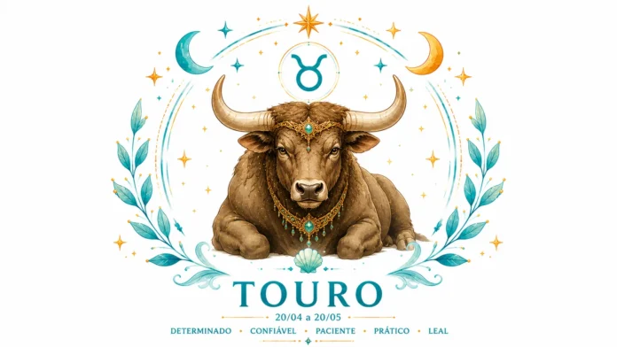 Imagem astrológica do signo de Touro