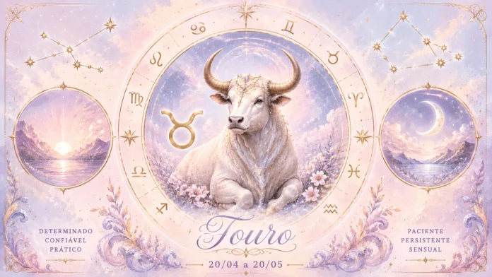 Imagem astrológica do signo de Touro